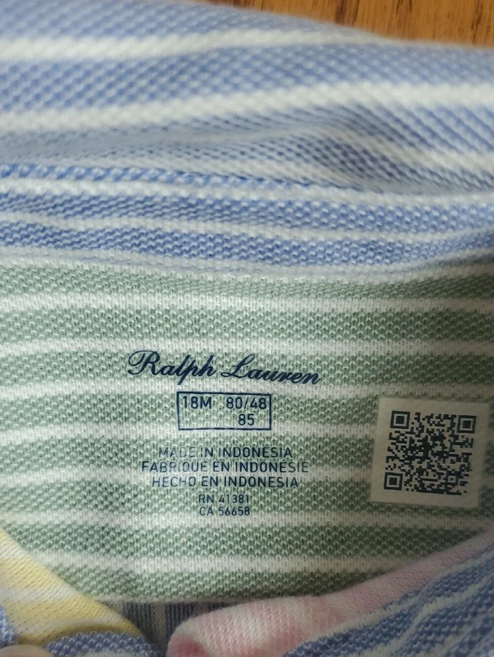NWT Ralph Lauren Pastel Color BlockedMulti-Striped Polo Dress with Bloomers